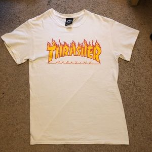 Thrasher flame logo short sleeve t shirt